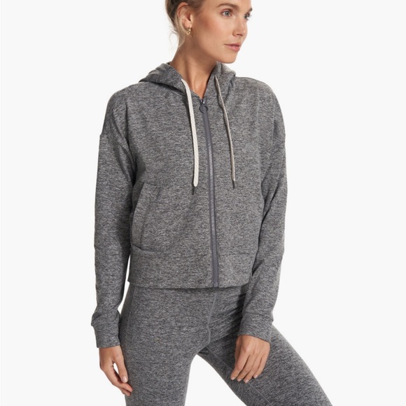 Vuori Gray Zip-Up Hoodie - Picture 1 of 7